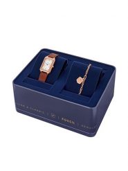 Fossil Zegarek ES5377SET Brązowy. Brązowe, analogowe zegarki Fossil. Za 849.99 zł.