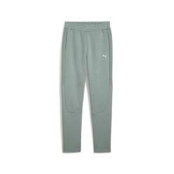 Damskie spodnie dresowe EVOSTRIPE PUMA Green Moon. Zielone spodnie dresowe Puma, l, bez wzorów, z dresówki. W wyprzedaży za 129.00 zł.