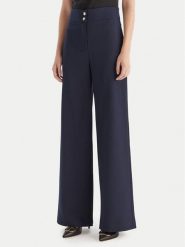 Maryley Spodnie materiałowe 25IB680/M17 Granatowy Regular Fit. Niebieskie spodnie materiałowe Maryley, m, bez wzorów, z materiału. Za 259.99 zł.