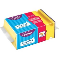 Politan Gosia Zmywak profilowany Gosia żółty 3szt. (5560). Aplikatory i gąbki Politan Gosia. Za 4.99 zł.