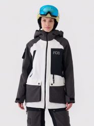 4F Kurtka narciarska w kolorze biało-antracytowym rozmiar: S. Białe kurtki narciarskie 4f, m, bez wzorów, bez kaptura, narciarskie. Za 502.76 zł.