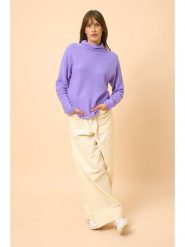 Just Cashmere Kaszmirowy golf "Blantyre" w kolorze fioletowym rozmiar: M. Różowe golfy Just Cashmere, m, bez wzorów, z kaszmiru, bez ramiączek. Za 396.24 zł.