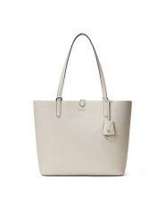 LAUREN RALPH LAUREN Torebka 431795329068 Écru. Shopper Lauren Ralph Lauren, bez wzorów, ze skóry, bez dodatków. Za 539.99 zł.
