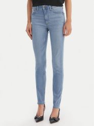 Guess Jeans Jeansy W5YA92 D7043 Niebieski Slim Fit. Niebieskie jeansy Guess Jeans, z aplikacjami. Za 299.99 zł.