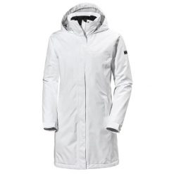 Kurtka uniwersalna damska Helly Hansen Aden Inulated Coat. Białe kurtki Helly Hansen, s, bez wzorów, z materiału, z kapturem, primaloft. Za 559.20 zł.