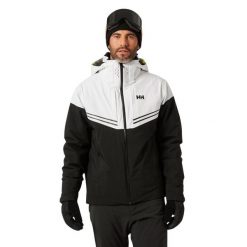 Kurtka narciarska Helly Hansen Alpha infinity. Czarne kurtki narciarskie Helly Hansen, m, bez wzorów, bez kaptura, narciarskie. Za 2,499.00 zł.