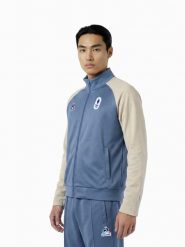 Bluza z kapturem na zamek Francja Olympique 2026. Brązowe bluzy Le Coq Sportif, s, z aplikacjami, z bawełny, z kapturem. Za 629.00 zł.