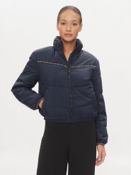 Tommy Jeans Kurtka przejściowa DW0DW17238 Granatowy Regular Fit. Niebieskie kurtki Tommy Jeans, s, bez wzorów, z jeansu, bez kaptura. Za 469.99 zł.