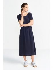 Rich & Royal Sukienka w kolorze granatowym rozmiar: S. Niebieskie sukienki Rich & Royal, s, bez wzorów, bez kołnierzyka, bez ramiączek, midi. Za 244.95 zł.