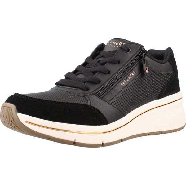 Buty SKECHERS 190370S BILLION FLEX LUXE UP Czarny. Czarne trekkingi Skechers, z syntetyku, na fitness i siłownię. Za 338.99 zł.