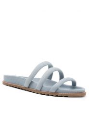 Jenny Fairy Klapki HALY KL-KH9305-2 Błękitny. Niebieskie klapki Jenny Fairy, bez wzorów, z materiału, bez obcasa. Za 119.99 zł.