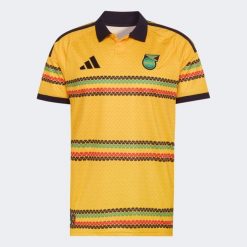 Koszulka piłkarska replika Jamajka 2026 ADIDAS domowa. Bluzki Adidas, xl, bez wzorów, eleganckie, bez kołnierzyka, bez ramiączek. Za 449.99 zł.