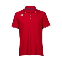 Koszulka polo Arena Team Polo shirt Solid Cotton. Czerwone koszulki polo Arena, bez wzorów, z bawełny, bez kołnierzyka, bez ramiączek. Za 169.99 zł.