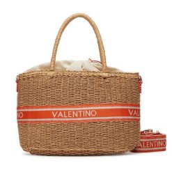 Torebka Valentino. Brązowe torebki klasyczne Valentino, bez wzorów, bez dodatków. Za 649.99 zł.