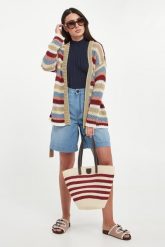Kardigan damski lniany Bonito WEEKEND MAX MARA. Kardigany Weekend Max Mara, s, bez wzorów, ze lnu. Za 1,519.00 zł.