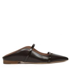 Klapki MALONE SOULIERS. Brązowe klapki MALONE SOULIERS, bez wzorów, bez obcasa. Za 1,729.00 zł.