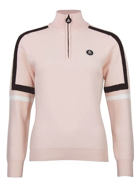 Peak Mountain Sweter "Asta" w kolorze jasnoróżowym rozmiar: XL. Różowe swetry Peak Mountain, xl, bez wzorów, bez ramiączek. Za 203.99 zł.