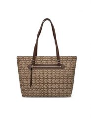 DKNY Torebka R42AYE20 Brązowy. Brązowe torebki klasyczne DKNY, bez wzorów, ze skóry, bez dodatków. Za 669.99 zł.
