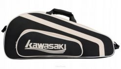 Torba do badmintona Kawasaki K1G00-C8903. Czarne torby na ramię Kawasaki, bez wzorów, z materiału, sportowe, na ramię, duże, bez dodatków. Za 349.99 zł.