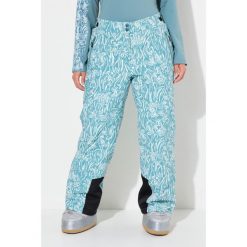 Damskie Spodnie narciarskie wodoodporny regulowane zapięcie na rzep z recyklingu. Zielone spodnie narciarskie Ulla Popken, plus size, bez wzorów, z elastanu, narciarskie. Za 639.99 zł.