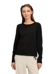 CARTOON Sweter w kolorze czarnym rozmiar: 36. Czarne swetry Cartoon, bez wzorów, bez ramiączek. Za 60.88 zł.