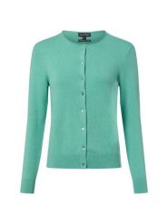 Franco Callegari Kardigan damski z zawartością kaszmiru Kobiety zielony marmurkowy, S. Zielone kardigany Franco Callegari, s, bez wzorów, z bawełny. Za 299.95 zł.