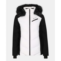 Damska kurtka narciarska Kilpi SKIMMIA-W. Białe kurtki narciarskie Kilpi, bez wzorów, z nylonu, bez kaptura, narciarskie. Za 835.17 zł.