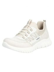 Rieker Sneakersy w kolorze kremowym rozmiar: 42. Brązowe trampki Rieker, bez wzorów, bez zapięcia. Za 105.38 zł.