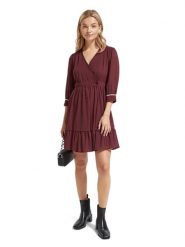 Scotch & Soda Sukienka w kolorze bordowym rozmiar: 38. Czerwone sukienki Scotch & Soda, bez wzorów, bez kołnierzyka, bez ramiączek, mini. Za 123.25 zł.