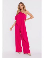 Made of emotion Kombinezon w kolorze różowym rozmiar: S. Różowe sukienki Made Of Emotion, na co dzień, s, bez wzorów, bez kołnierzyka, bez ramiączek, midi, proste. Za 274.99 zł.