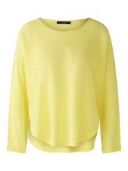 Oui Sweter w kolorze żółtym rozmiar: 34. Żółte swetry Oui, bez wzorów, z bawełny, bez ramiączek. Za 126.99 zł.