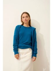 Just Cashmere Kaszmirowy kardigan "Debbie" w kolorze niebieskim rozmiar: XXL. Niebieskie kardigany Just Cashmere, xxl, bez wzorów, z kaszmiru. Za 413.99 zł.