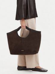 GINO ROSSI Torebka EO-LA224-19581-1 Brązowy. Brązowe shopper Gino Rossi, bez wzorów, ze skóry, bez dodatków. Za 699.99 zł.