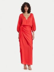 ACCESS FASHION Sukienka wieczorowa 63-3379-357 Czerwony Regular Fit. Czerwone sukienki ACCESS FASHION, m, bez wzorów, z syntetyku, wizytowe, bez kołnierzyka, bez ramiączek. Za 819.99 zł.