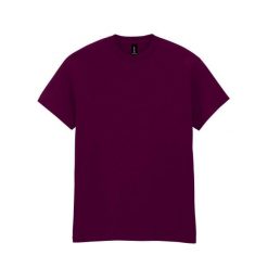Ciężka Bawełniana Koszulka Unisex Dla Dorosłych. Brązowe bluzki GILDAN, xl, bez wzorów, z bawełny, sportowe, bez kołnierzyka, bez ramiączek. Za 51.99 zł.