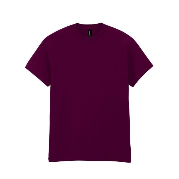 Ciężka Bawełniana Koszulka Unisex Dla Dorosłych. Brązowe bluzki GILDAN, xl, bez wzorów, z bawełny, sportowe, bez kołnierzyka, bez ramiączek. Za 55.99 zł.