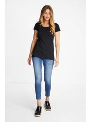 Rich & Royal Koszulka w kolorze czarnym rozmiar: L. Czarne bluzki Rich & Royal, l, bez wzorów, z bawełny, bez kołnierzyka, bez ramiączek. Za 87.81 zł.