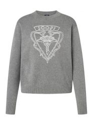 JOOP! Sweter 58 254KN58Karol 30048477 Szary Regular Fit. Szare swetry Joop!, bez wzorów, z bawełny, bez ramiączek. Za 859.99 zł.