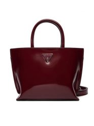 Guess Torebka Arnela Mini HWNY94 96750 Bordowy. Czerwone torebki klasyczne Guess, z aplikacjami, ze skóry, bez dodatków. Za 589.99 zł.