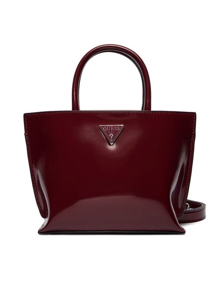 Guess Torebka Arnela Mini HWNY94 96750 Bordowy. Czerwone torebki klasyczne Guess, z aplikacjami, ze skóry, bez dodatków. Za 529.99 zł.