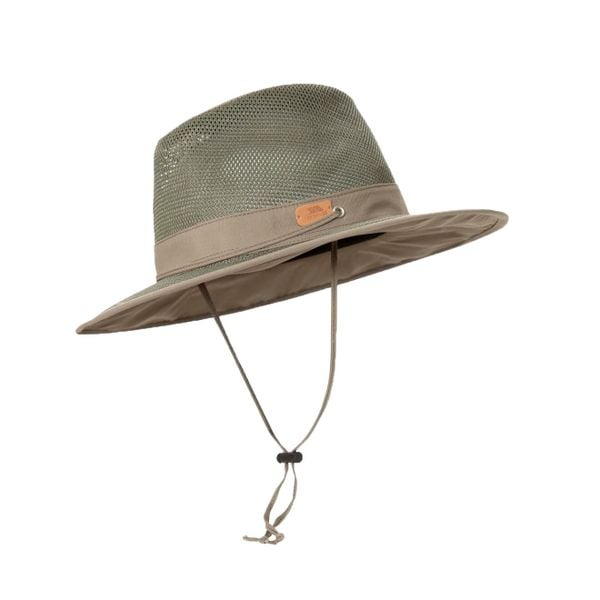 Klasyczny Kapelusz Unisex Panama. Zielone kapelusze Trespass, bez wzorów, z materiału. Za 91.99 zł.