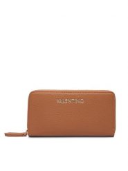 Valentino Portfel Brixton VPS7LX155 Brązowy. Brązowe portfele Valentino, bez wzorów, ze skóry. Za 249.99 zł.