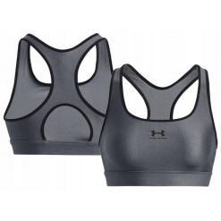 Stanik sportowy damski Under Armour Authentics Mid Padless. Szare bielizna sportowa Under Armour, m, bez wzorów. Za 79.99 zł.