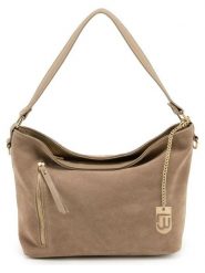 Lucca Baldi Skórzana torebka "Faenza" w kolorze beżowym - 28 x 23 x 11 cm rozmiar: onesize. Brązowe torby na ramię Lucca Baldi, bez wzorów, z materiału, na ramię, bez dodatków. Za 239.99 zł.