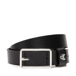 Pasek Damski Calvin Klein. Czarne paski Calvin Klein, bez wzorów. Za 219.99 zł.