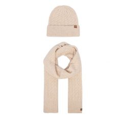 Zestaw szalik i czapka Liu Jo. Brązowe czapki Liu Jo, bez wzorów. Za 339.99 zł.