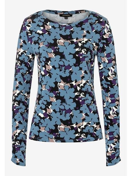 More & More Koszulka w kolorze niebieskim rozmiar: 34. Niebieskie bluzki More & More, bez wzorów, bez kołnierzyka, bez ramiączek. Za 60.73 zł.