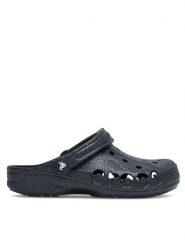 Crocs Klapki BAYA GLITTER CLOG 205925-001 Czarny. Czarne klapki Crocs, bez wzorów, z materiału, bez obcasa. Za 239.99 zł.