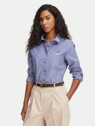 Beverly Hills Polo Club Koszula P-SS26W-SH0005 Niebieski Regular Fit. Niebieskie koszule Beverly Hills Polo Club, m, bez wzorów, z bawełny, bez kołnierzyka, bez ramiączek. Za 299.99 zł.
