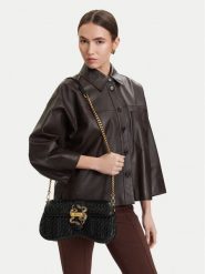 Just Cavalli Torebka 80RA4BA1 ZSD90 Czarny. Czarne torebki klasyczne Just Cavalli, bez wzorów, ze skóry, bez dodatków. Za 976.99 zł.